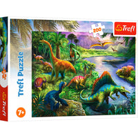 Puslespil Predatory dinosaurs 200 brikker