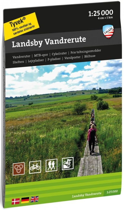 Landsby vandrerute 1:25 000