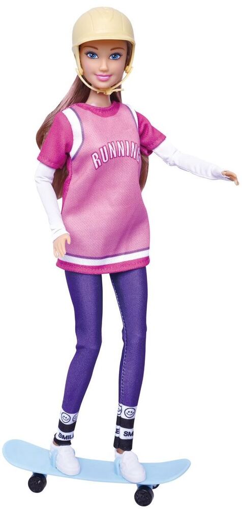 Anlily dukke med snowboard