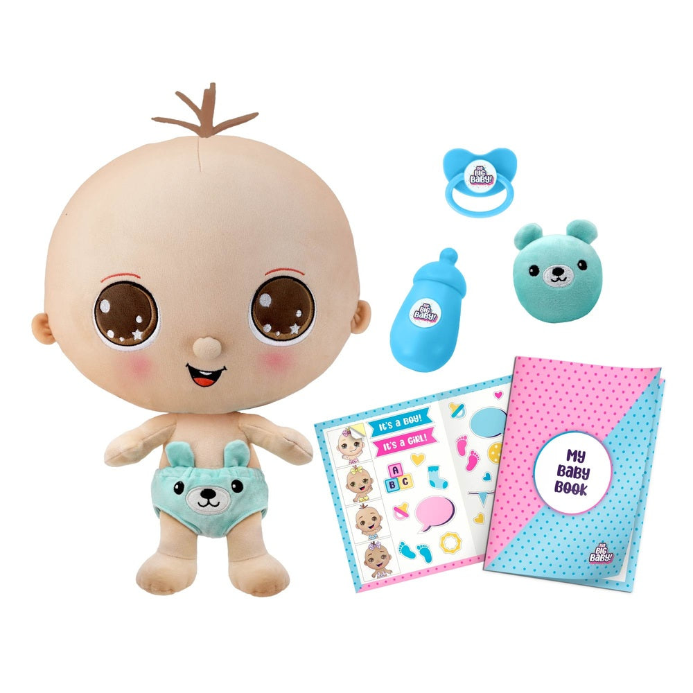 Babydukke blå
