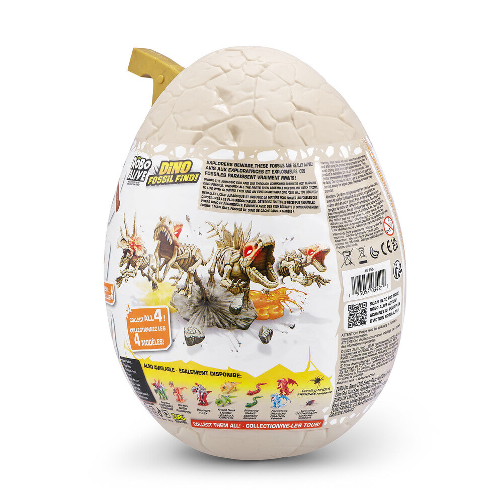 Robo Alive Dino Fossil Find Surprise Egg