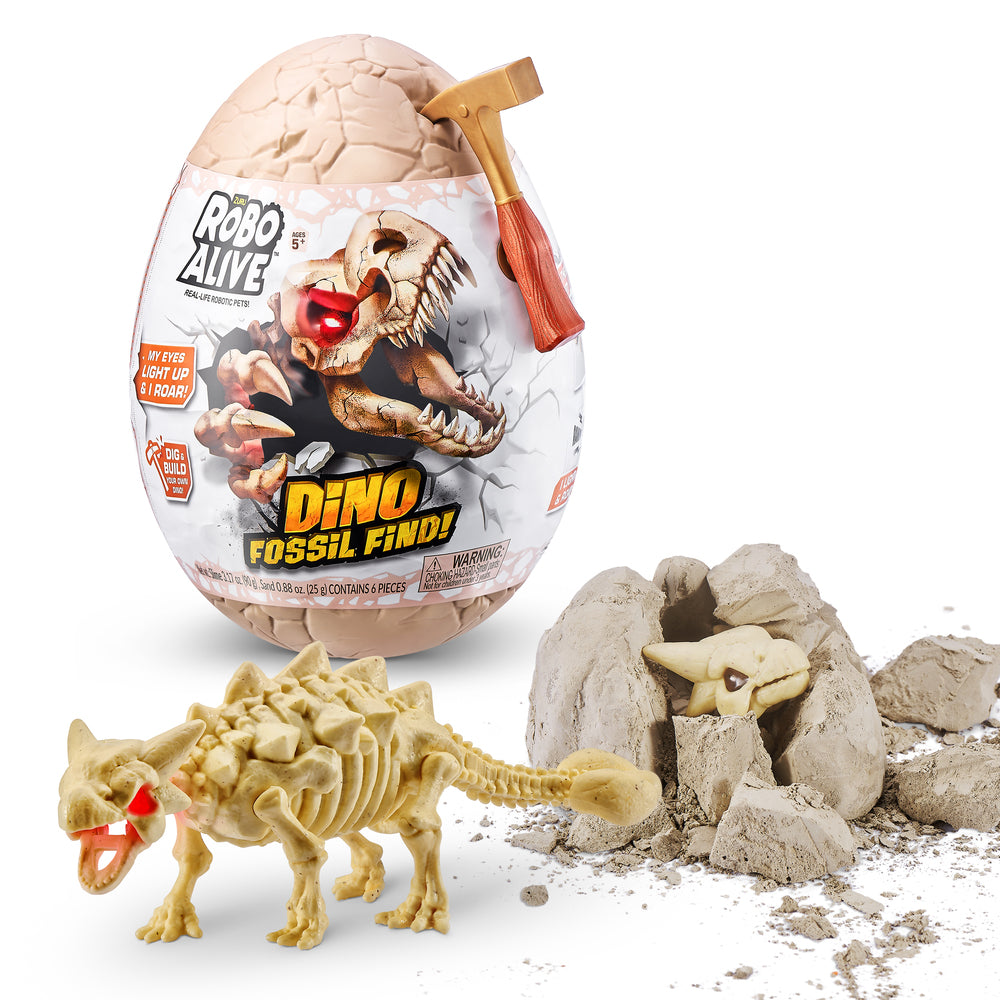 Robo Alive Dino Fossil Find Surprise Egg