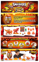 Smashers Mega Light-Up Dino