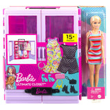 BARBIE ULTIMATIVE TØJSKAB MED DUKKE