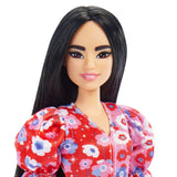 Barbie Fashionistas Dukke Lyserød blomster kjole