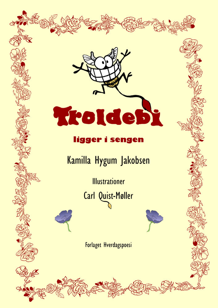 Troldebi ligger i sengen