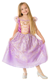 Rapunzel kjole str. 5-6 år