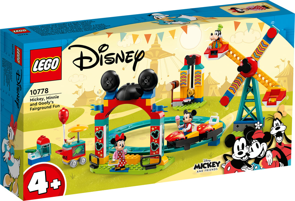 10778 LEGO Mickey And Friends Mickey, Minnie Og Fedtmules Tivolitur