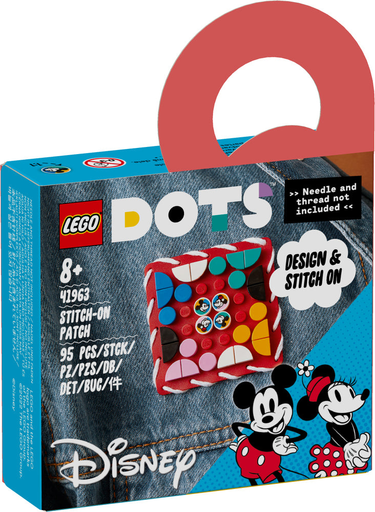 41963 LEGO Dots Mickey Mouse Og Minnie Mouse Påsyningsmærke