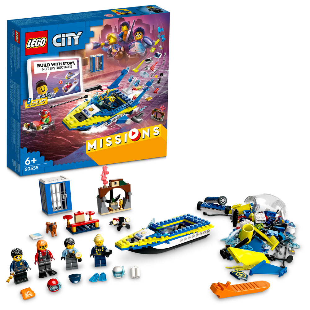 60355 LEGO City Missions Havpolitiets Detektivmissioner