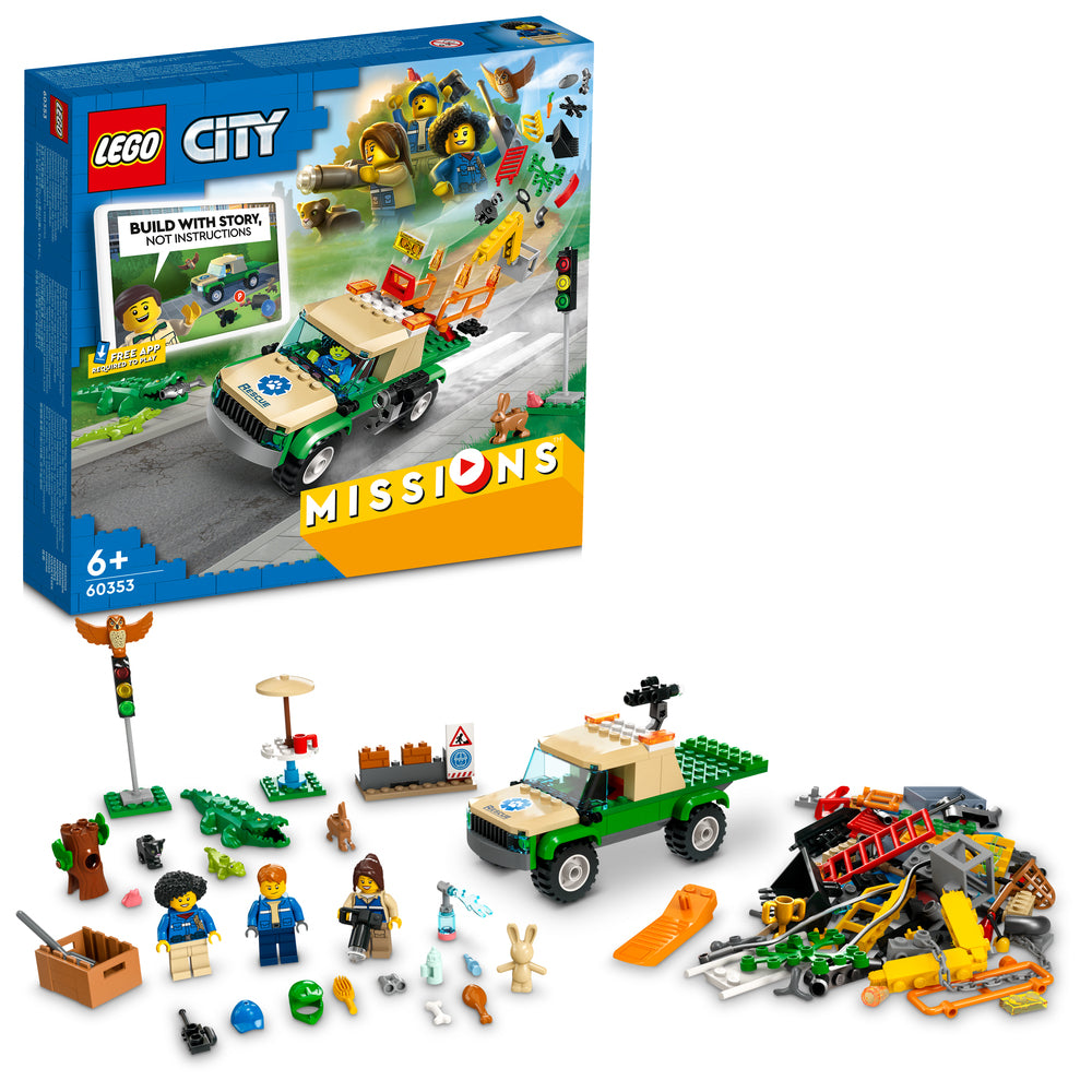 60353 LEGO City Missions Redningsmissioner For Vilde Dyr