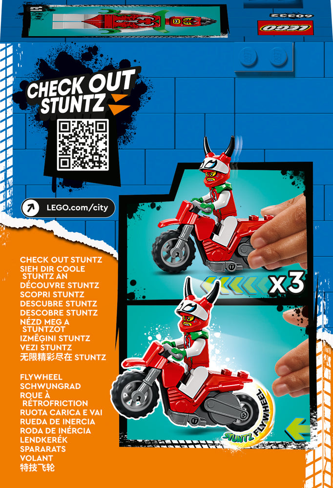 60332 LEGO City Stuntz Dumdristig Skorpion-Stuntmotorcykel