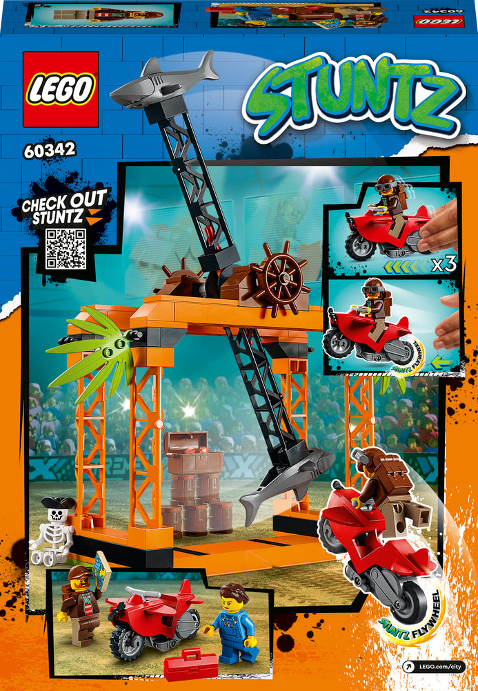 60342 LEGO City Stuntz Stuntudfordring Med Hajangreb