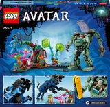 75571 LEGO Avater Neytiri og Thanator mod Quaritch i AMP-dragt