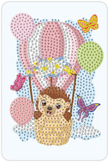 Diamond Art pindsvin 10 x 15 cm