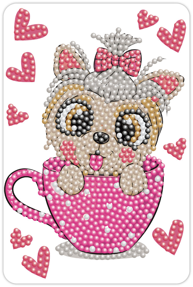 Diamond Art hund 10 x 15 cm