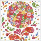Diamond Art MIX blomst 40 x 40 cm