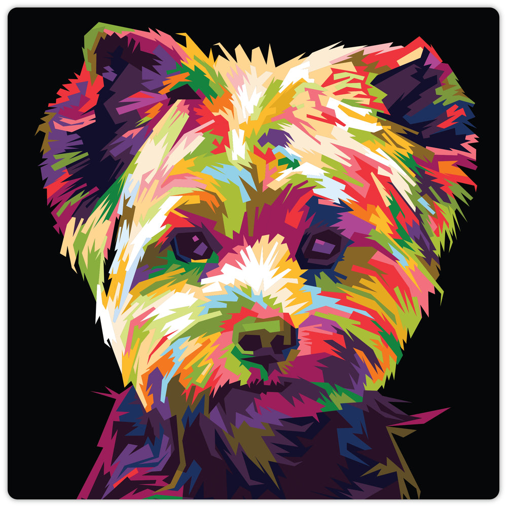 Diamond Art glitter hund 20 x 20 cm