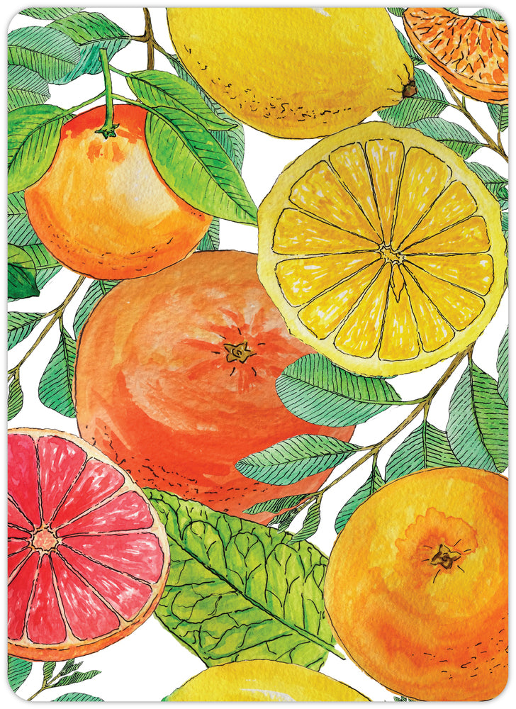 Diamond Art citrusfrugter 13 x 18 cm
