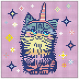 Diamond Art glitter kat 20 x 20 cm