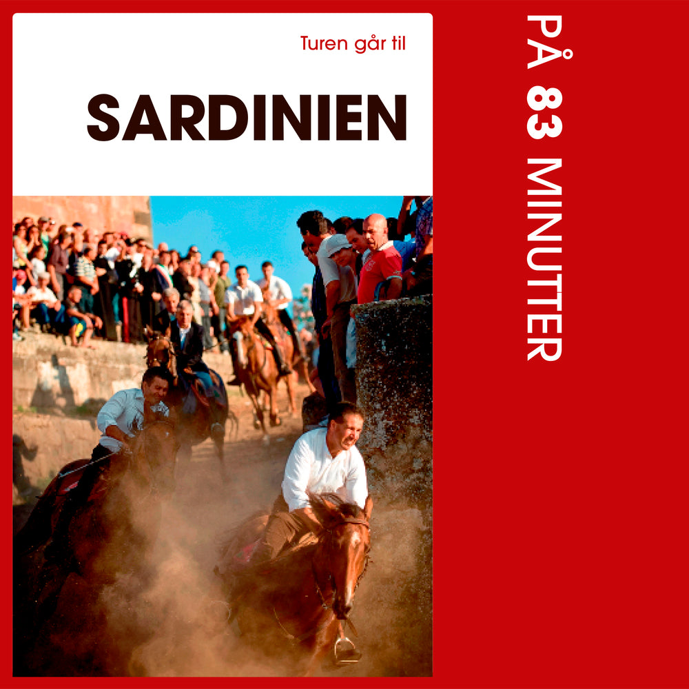 Turen går til Sardinien på 83 minutter