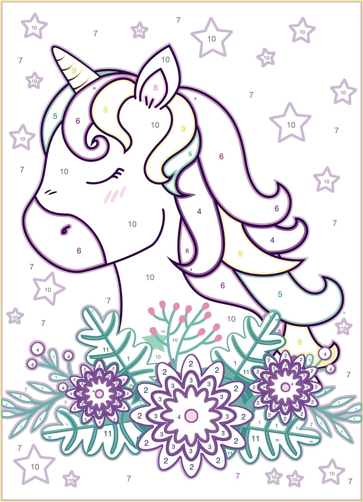 Paint Art Unicorn 13 x 18 cm