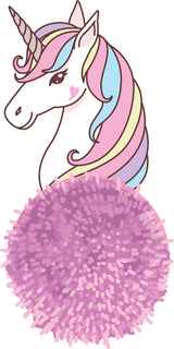 Pom Pom Art Unicorn 3 stk.