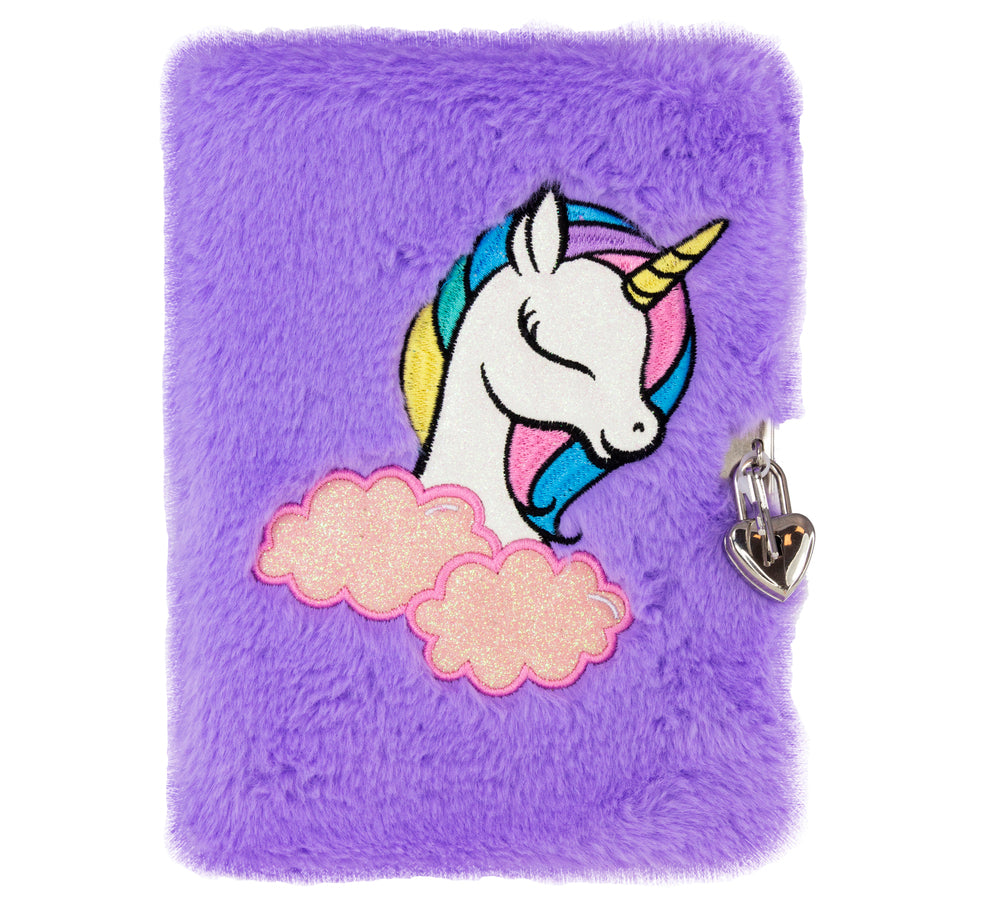 Tinka plys unicorn m/hjerte lås
