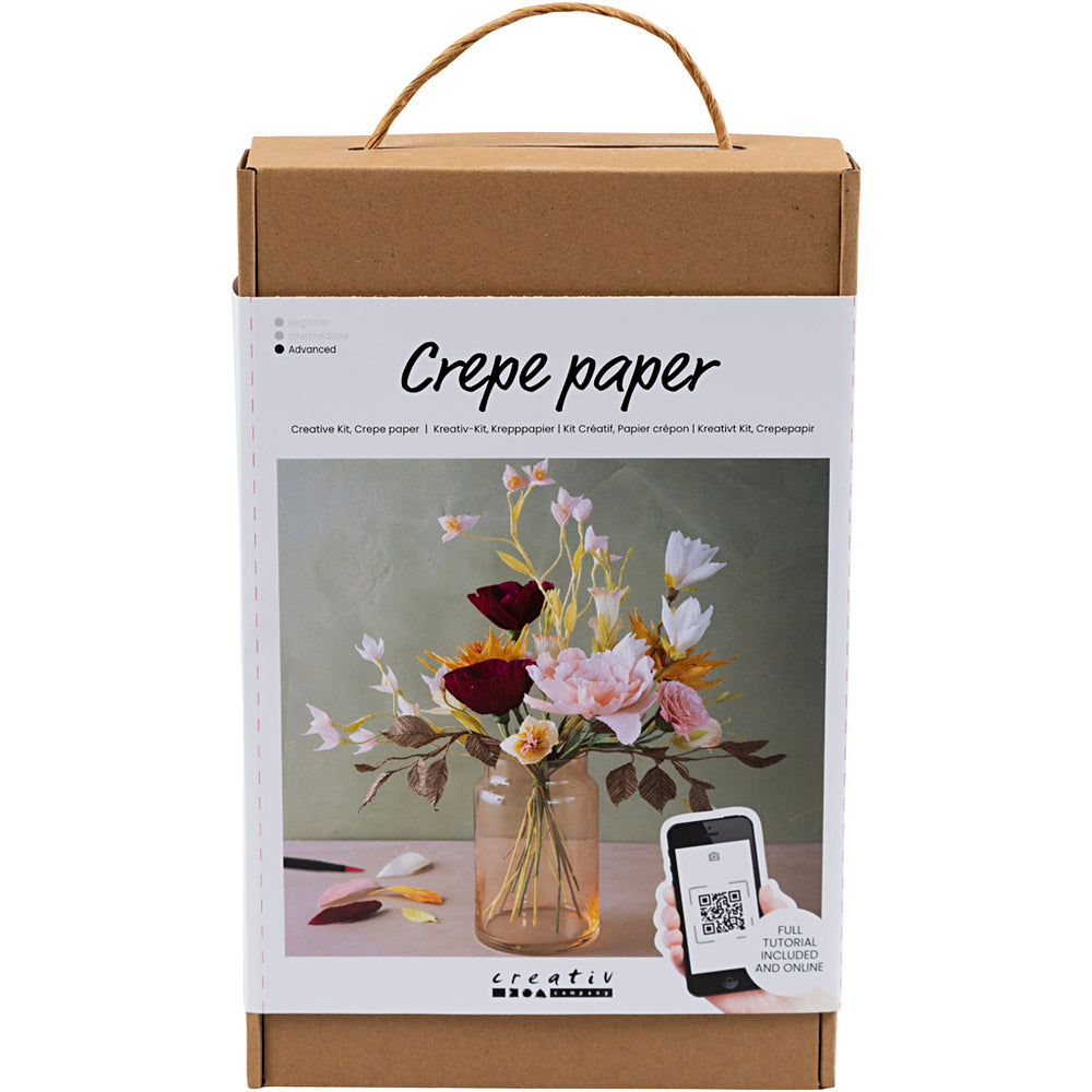 D2 Crepepapir Kreativt Kit Buket