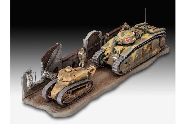 Char B,1 bis & Renault FT,17