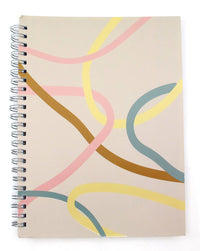 Notesbog spiral A5 linjeret m/lak