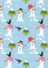 Økonom jul børn 57cmx150m happy snowman