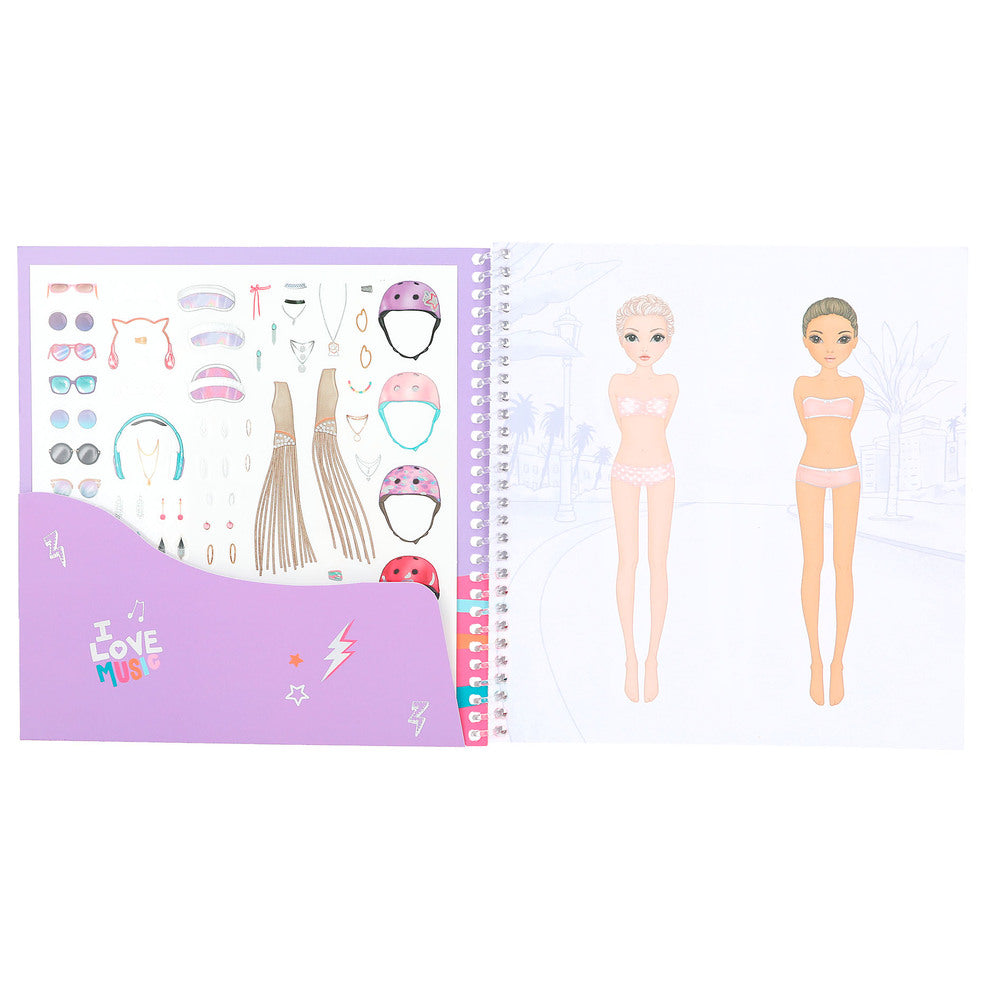 TOPMODEL Dress me up Stickerbog