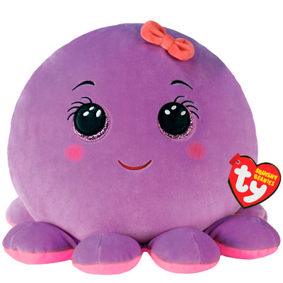 Ty Squishy Beanies Octavia lilla blæksprutte squish 25 cm