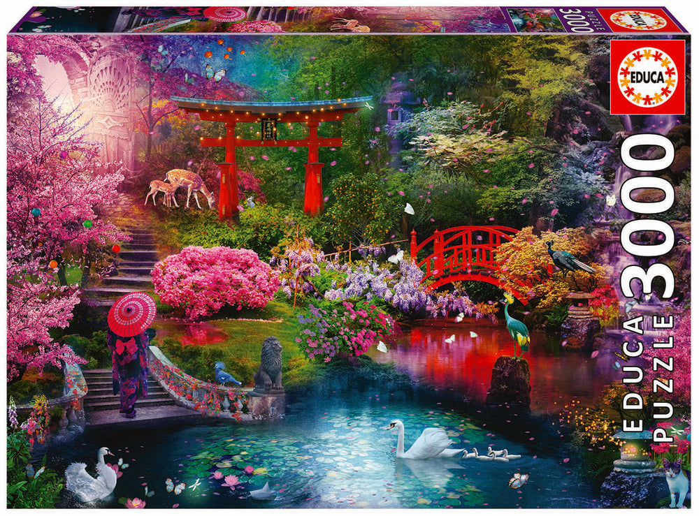 Puslespil Japanese Garden 3000 brikker