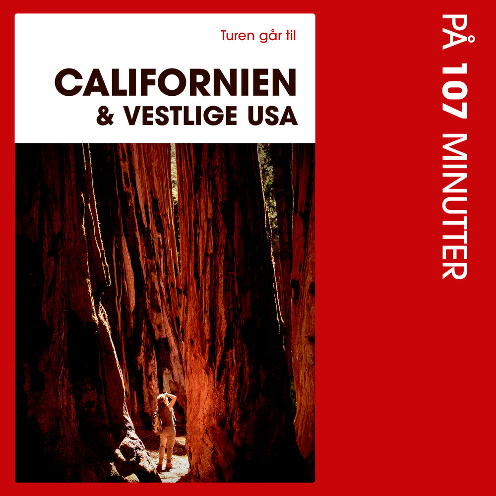 Turen går til Californien & Vestlige USA på 107 minutter