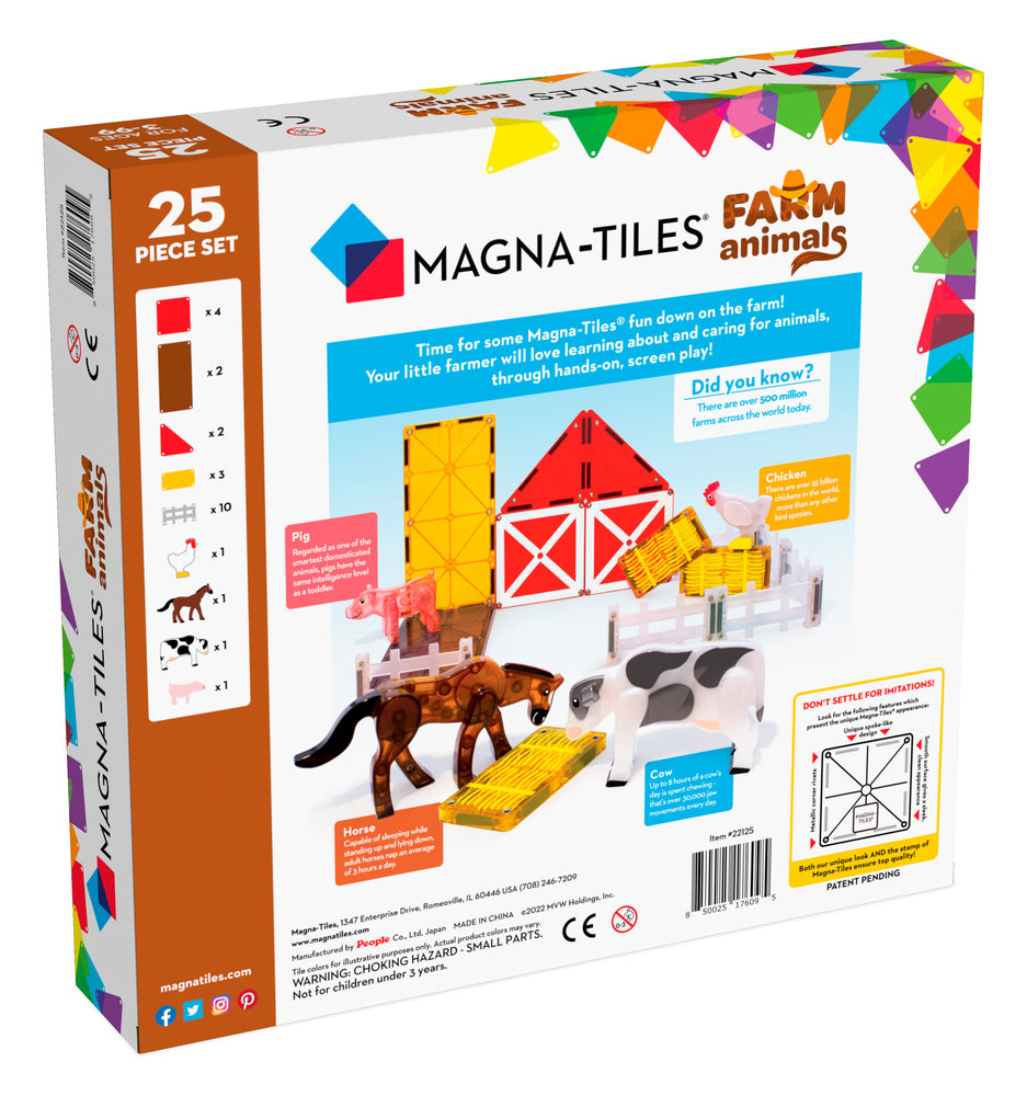 MAGNA-TILES Farm Animals 25 stk