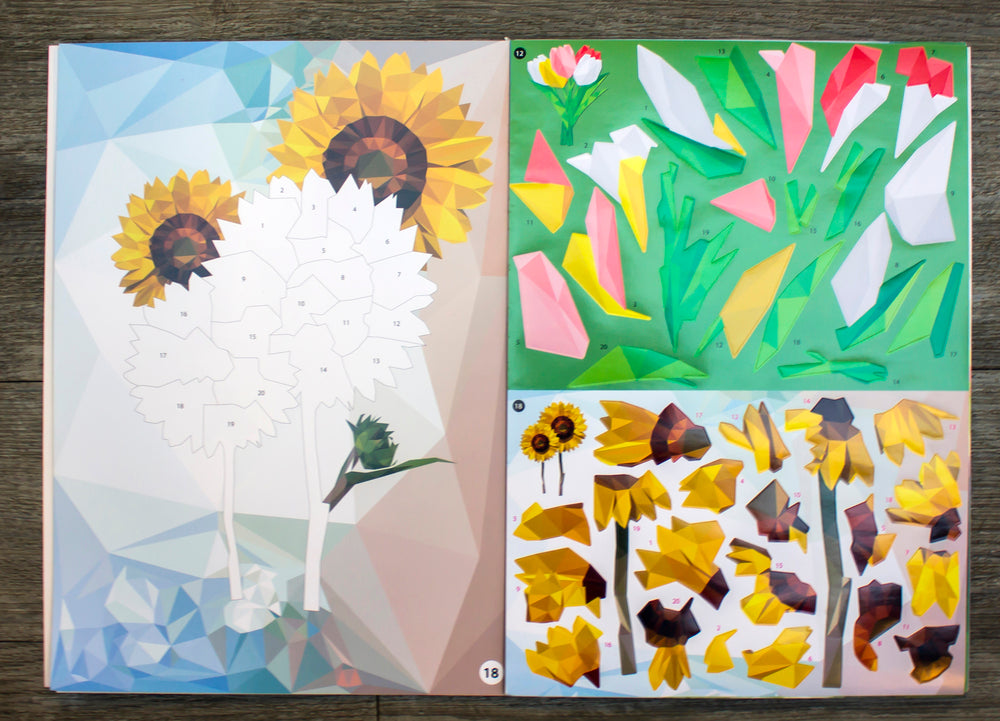 Malebog - mal med stickers Min have 24 motiver A4