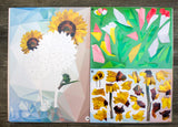 Malebog - mal med stickers Min have 24 motiver A4