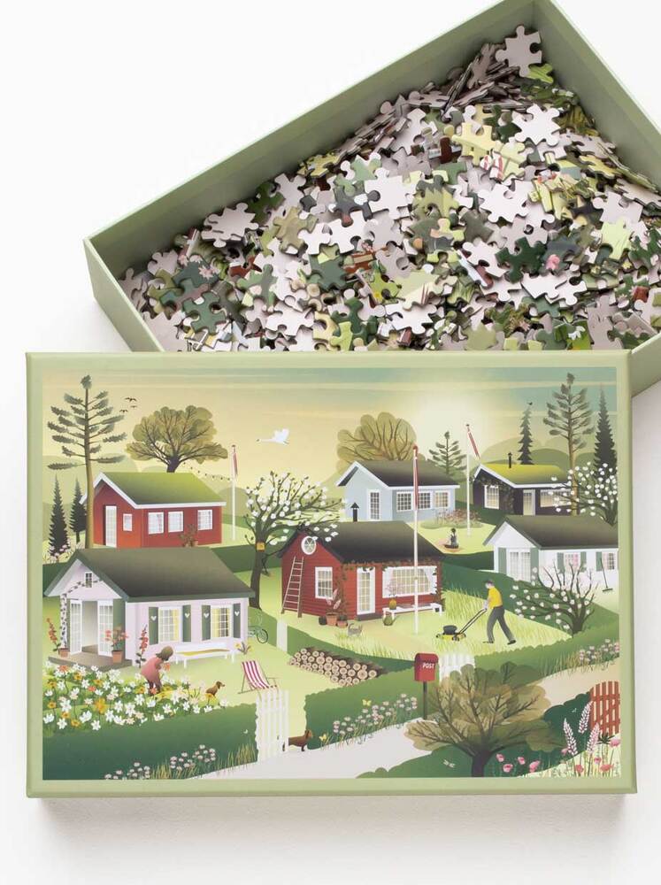 PUSLESPIL SMALL HOUSES 1000 BRIKKER