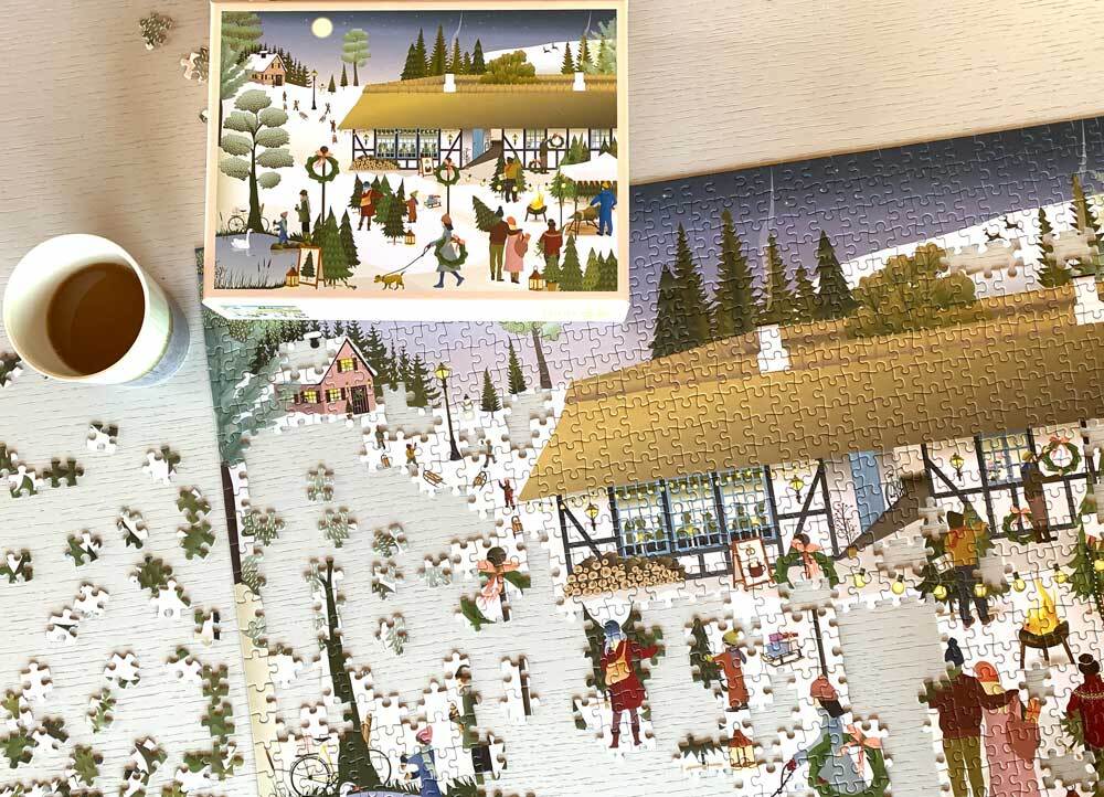 PUSLESPIL CHRISTMAS TREE FARM 1000 BRIKKER