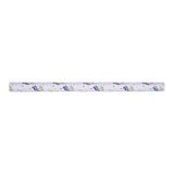 Bogbind/gavepapir enhjørning m/ krone hvid 70 cm x 2 m 80 g