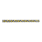 Bogbind/gavepapir smiley gul i sort/hvid tern 70cm x 2m 80 g