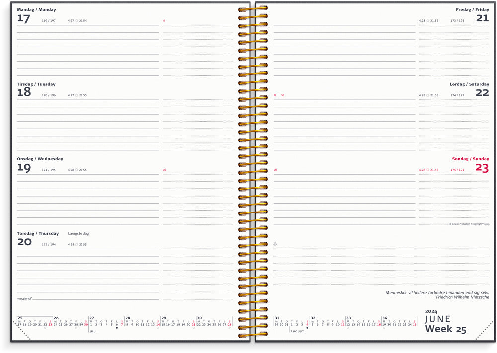 Mayland 23/24 A5 organizer