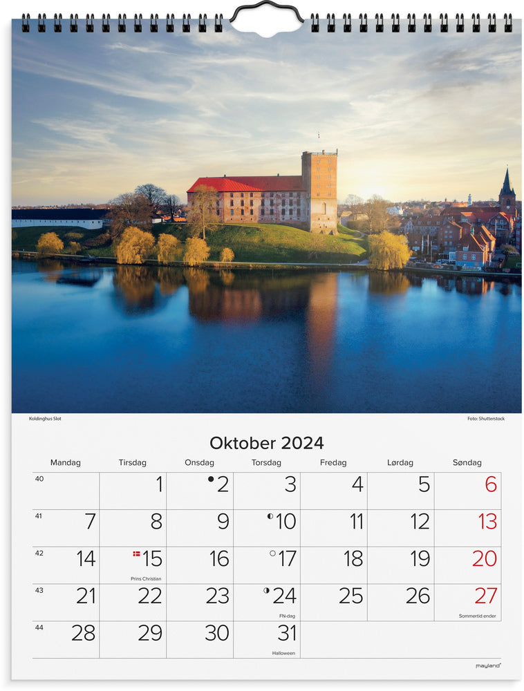 Kalender 2024 danske slotte