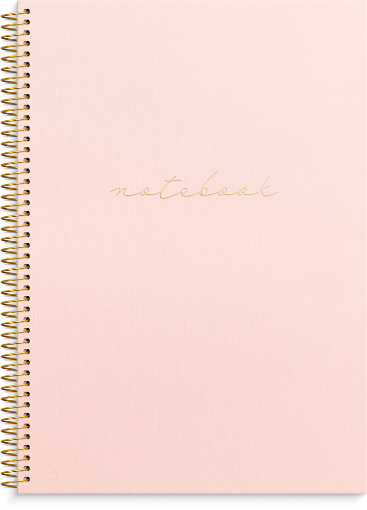 D2 Notesbog A4 pink KARTON 160 linjeret sider