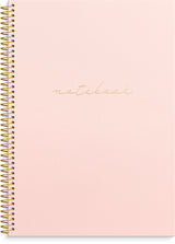 D2 Notesbog A4 pink KARTON 160 linjeret sider