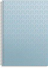 Notesbog A4 Circles/BLUE KARTON 160 linjeret sider