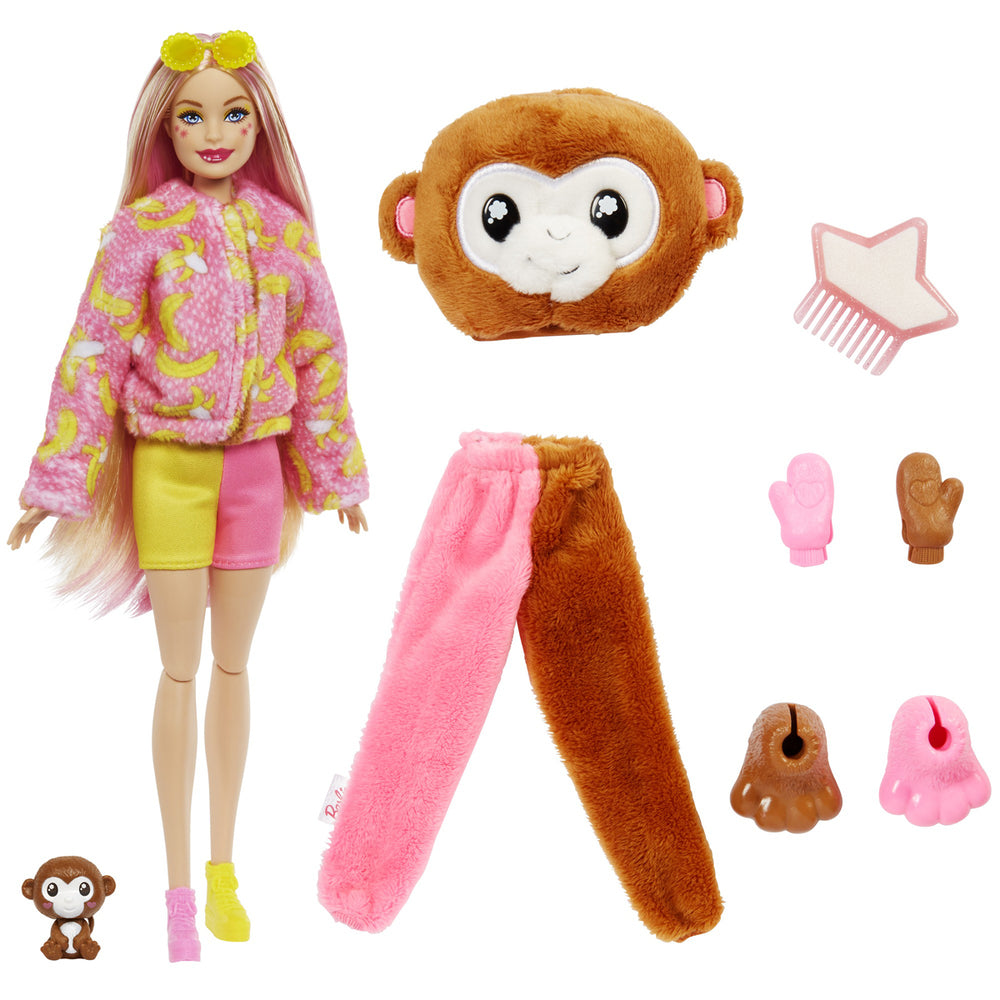 Barbie Cutie Reveal Barbie Jungle Asst