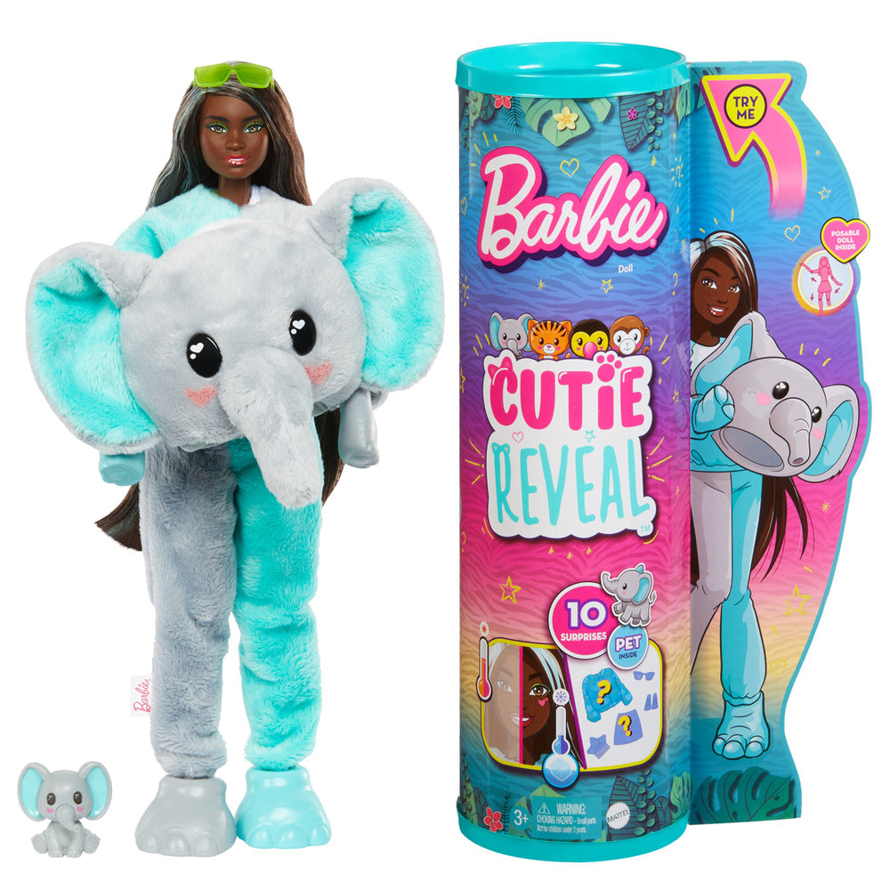 Barbie Cutie Reveal Barbie Jungle Asst